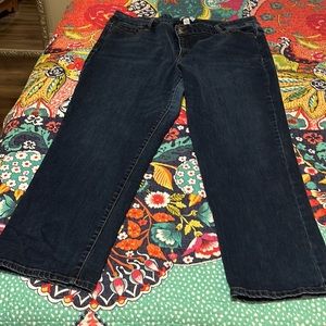 Lane Bryant Flex Magic High Rise Straight Leg Jeans, Tummy Technology, 28W